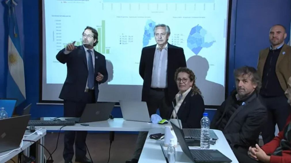 Alberto Fern�ndez visit� la sede del Indec y felicit� a los encargados del operativo censal.