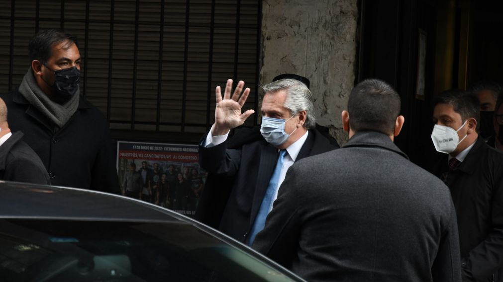 Alberto Fernández asistió a la audencia realizada en la sede del Juzgado Civil 21 (Télam).