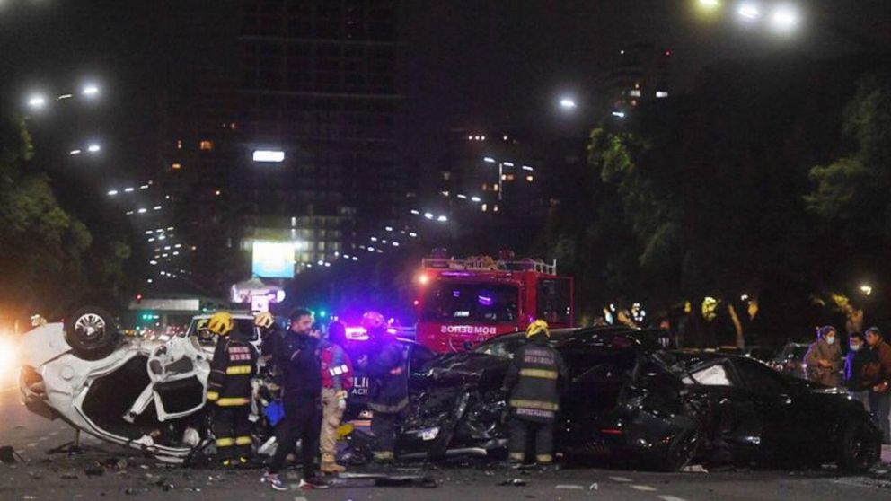 El siniestro vial en el que murieron dos personas en Palermo tuvo lugar el domingo pasado por la noche.