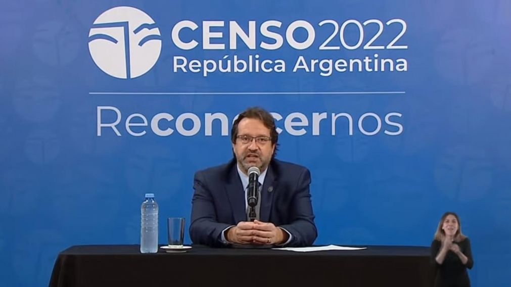 El titular del INDEC, Marco Lavagna, da a conocer cómo se llevará adelante este miércoles 18 de mayo el Censo 2022 (Archivo).