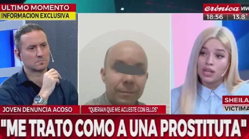 “Te contacto a vos, más allá de que seas estudiante de derecho, porque tenés cualidades físicas que te acompañan y que engatuzan a cualquier hombre", le dijo su supuesto empleador.