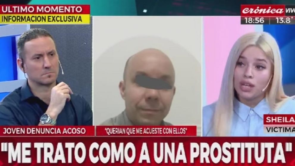 “Te contacto a vos, más allá de que seas estudiante de derecho, porque tenés cualidades físicas que te acompañan y que engatuzan a cualquier hombre", le dijo su supuesto empleador.