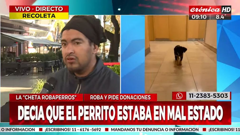 Agustín rompió el silencio en Crónica HD.