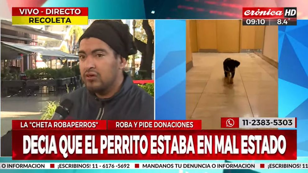 Agustín rompió el silencio en Crónica HD.