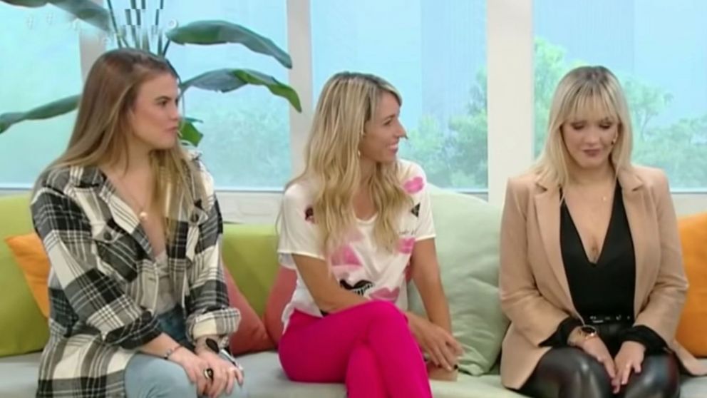 Las actrices Daniella Mastricchio, Georgina Mollo, Solange Verina y Nadia Di Cello.