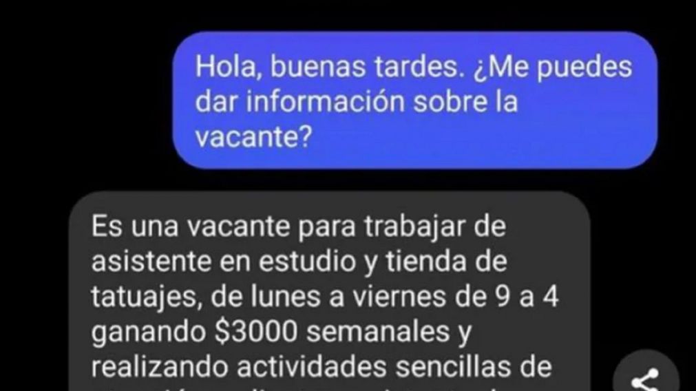 Un tatuador se hizo viral despu�s de dar a conocer las condiciones para su oferta laboral.