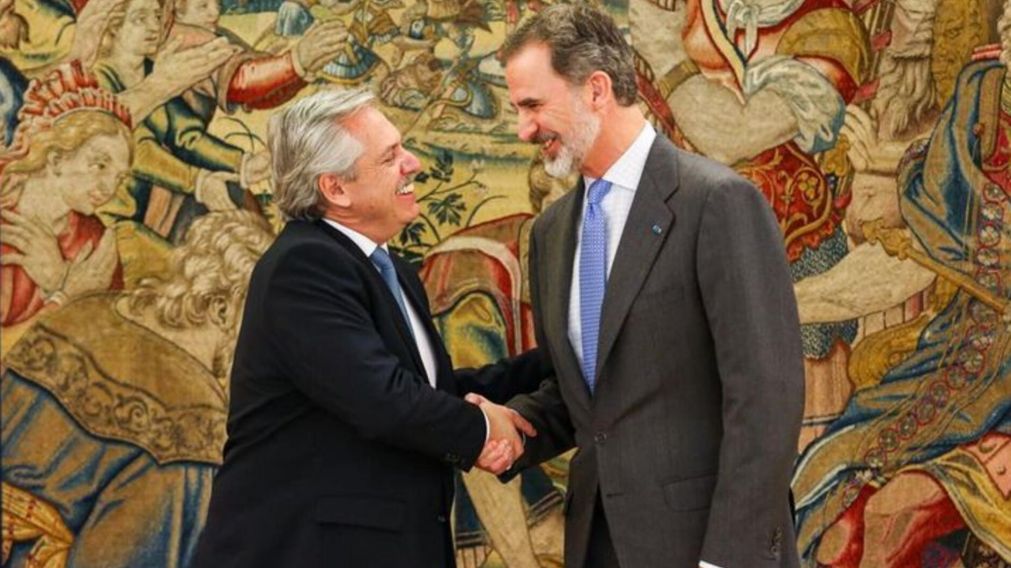 El presidente Alberto Fernández se reunió con el Rey de España, Felipe VI de Borbón.
