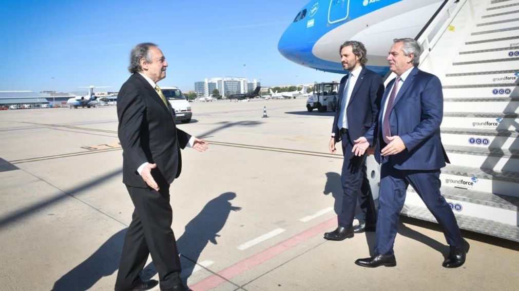 La gira de Alberto Fern�ndez por Europa comenz� por Espa�a y continuar� en Alemania y en Francia (Gentileza Presidencia).