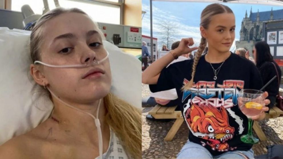 Fue al médico por un dolor abdominal, le dieron un diagnóstico erróneo y ahora pelea por su vida (imagen redes sociales).