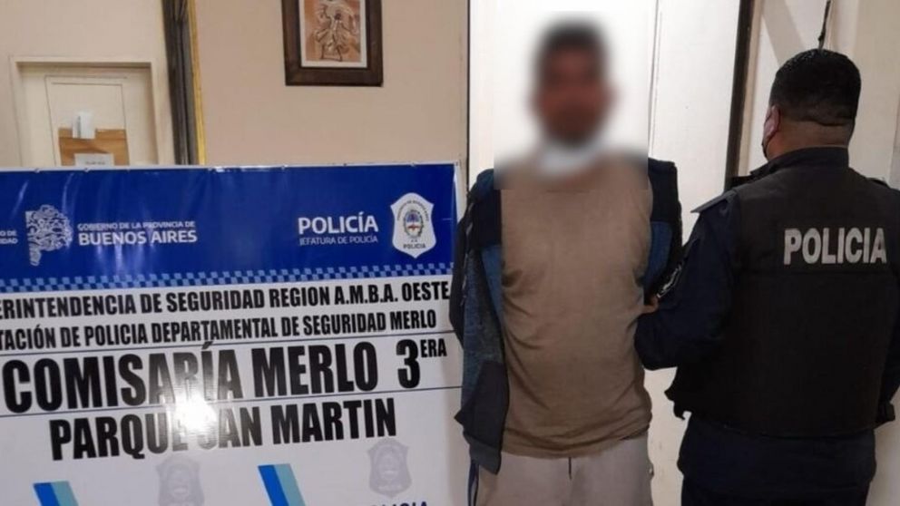 Este es el individuo, de 48 a�os, que fue apresado por los efectivos policiales.