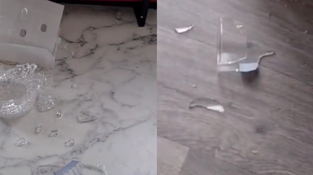 El extraño video ocurrió en Gales.