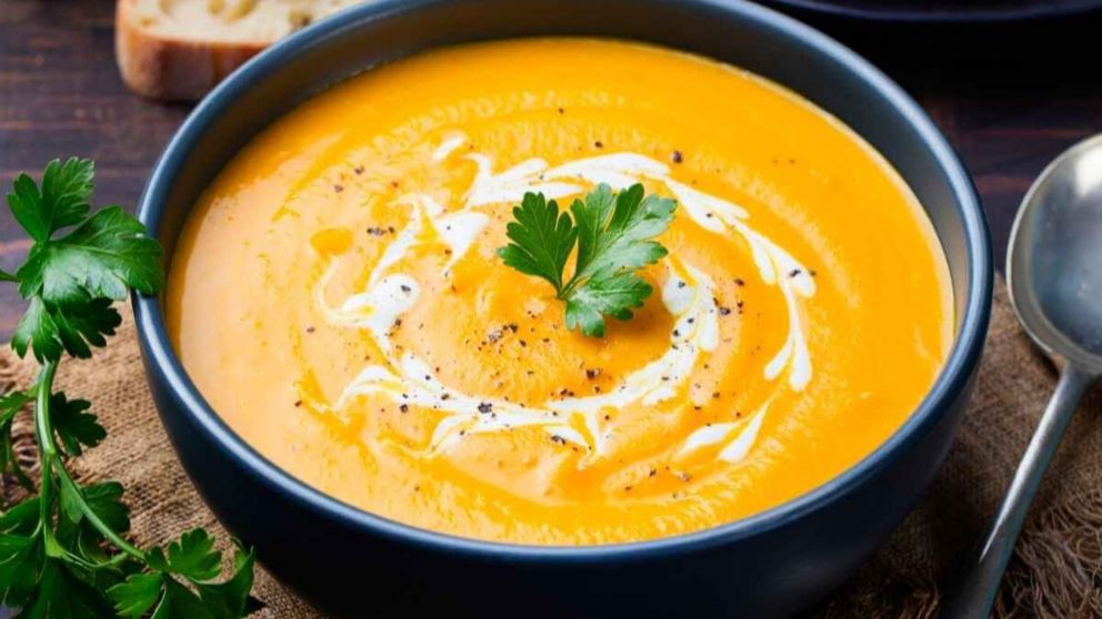 Corta de ingredientes y de rápida preparación, prepará la perfecta sopa crema de zapallo.