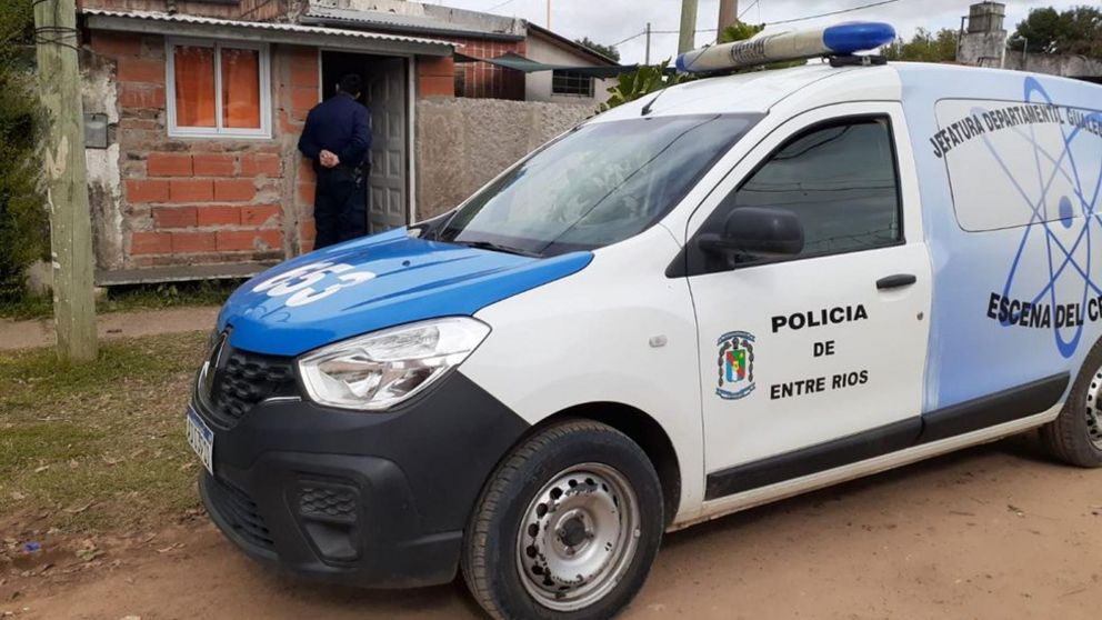 La muerte de Tahiel conmocion� a la localidad entrerriana de Gualeguaych� (Gentileza V�a Pa�s).