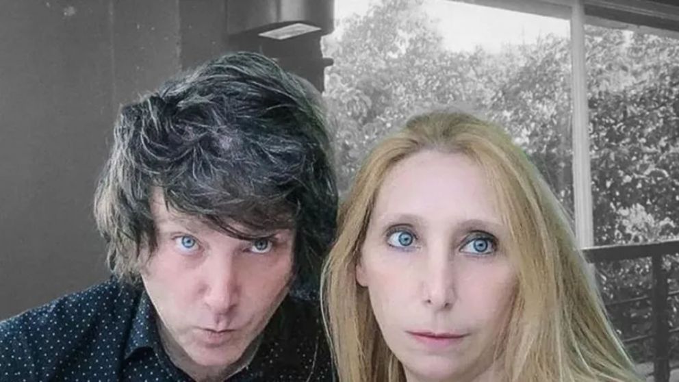 Javier Milei junto a su hermana, que según dijo es la persona que más lo conoce.