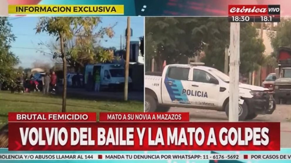 Según una vecino, ambos se había separado recientemente.