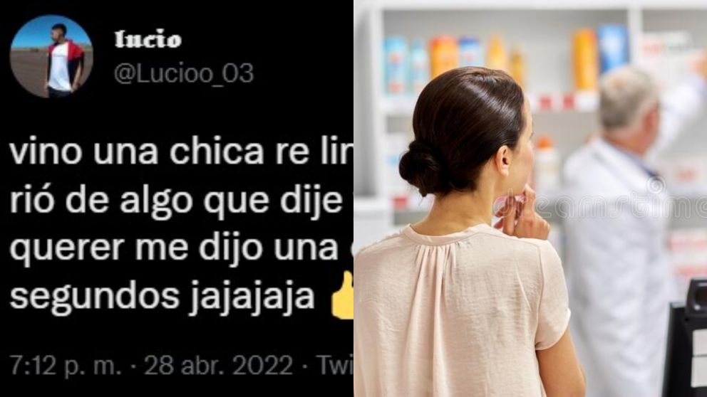 Un chico se hizo viral por una inc�moda situaci�n cuando estaba en su negocio con una chica,