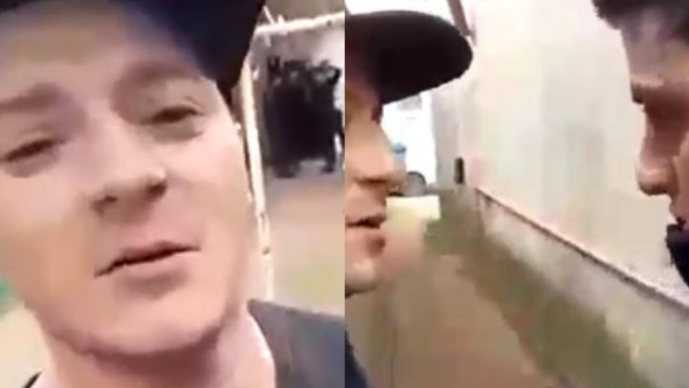 Insólita detención de un joven en el conurbano bonaerense (Captura de video).