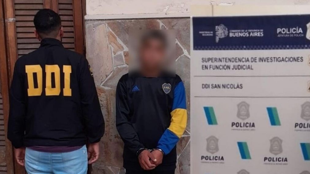 Este es el malviviente que fue apresado por los investigadores policiales.