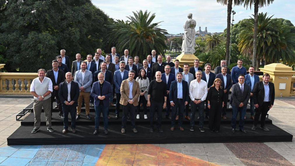 Horacio Rodr�guez Larreta recibi� a jefes comunales de todo el pa�s.