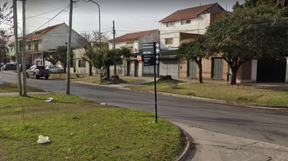 Acá, en esta esquina, se produjo el confuso episodio.