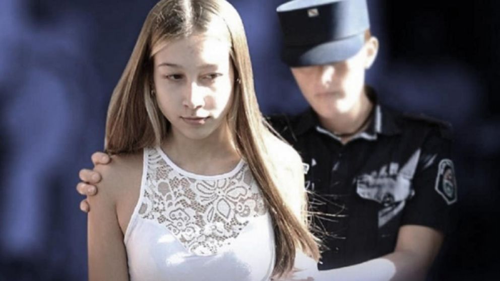 Nahir Galarza, cuando tenía 19 años, se convirtió en la mujer más joven del país en haber sido condenada a prisión perpetua (Archivo/Télam).