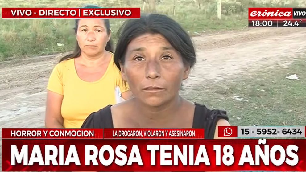 La familia de María Rosa reclama Justicia (Crónica HD).