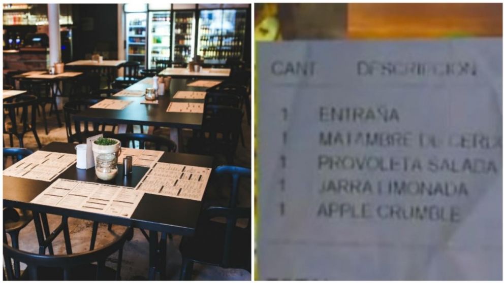 Una pareja tuvo que pagar una exorbitante suma por almorzar en un restaurante y el ticket se volvió viral.