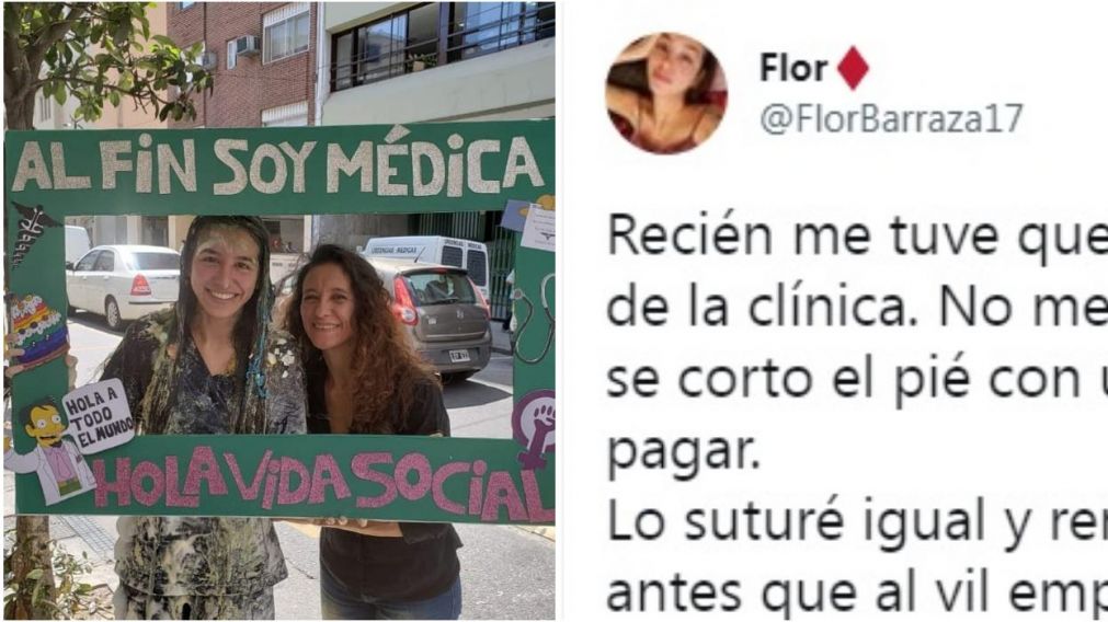 La joven m�dica ayud� al paciente y debi� renunciar.