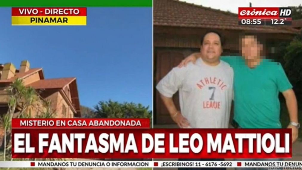 Vecinos aseguran que el fantasma de Leo Mattioli ocupó una casa. (Captura: Crónica HD).