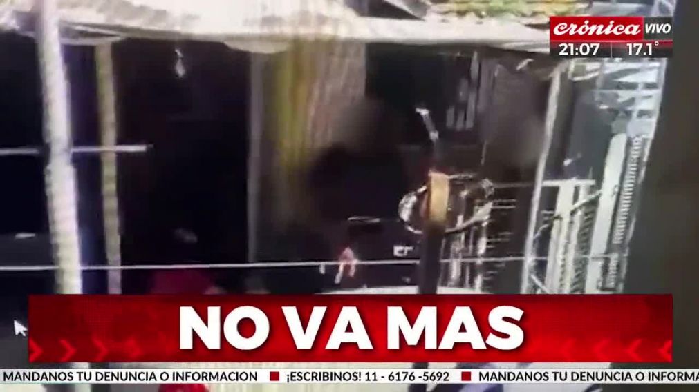 La justicia dispuso custodia policial en la entrada del local.