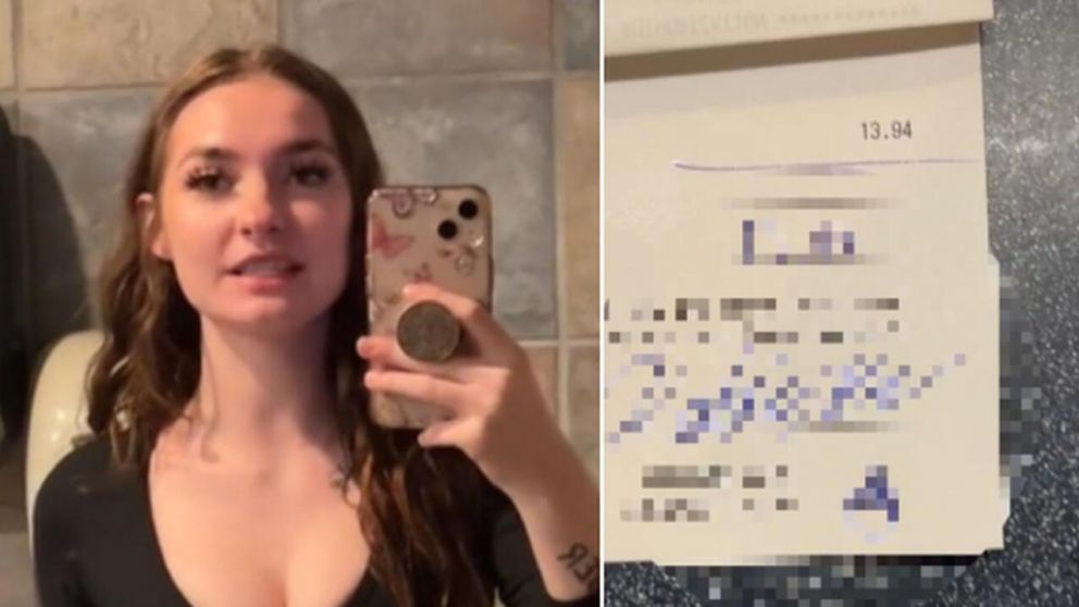 La moza quedó indignada y compartió lo sucedido en TikTok.