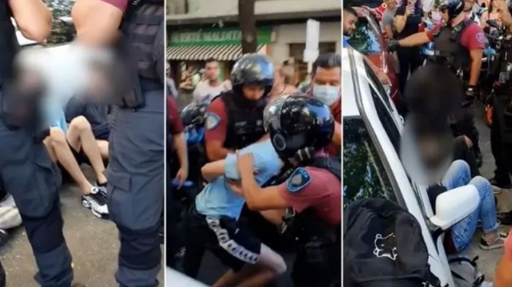 As� detenian a los acusados de la violaci�n grupal de Palermo (Captura de video).