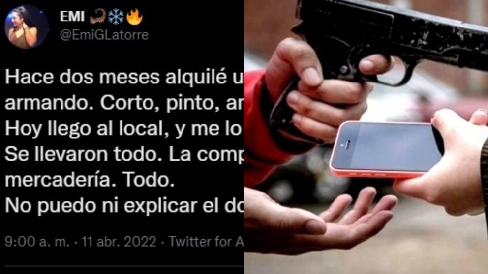 Una mujer hizo su descargo en Twitter después de haber sido robada en su negocio.
