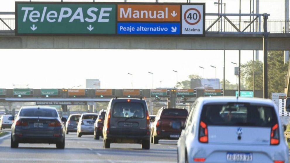En Autopista Illia los autos particulares deben pagar $ 63,21 en horarios no pico y $ 88,50 en horarios pico
