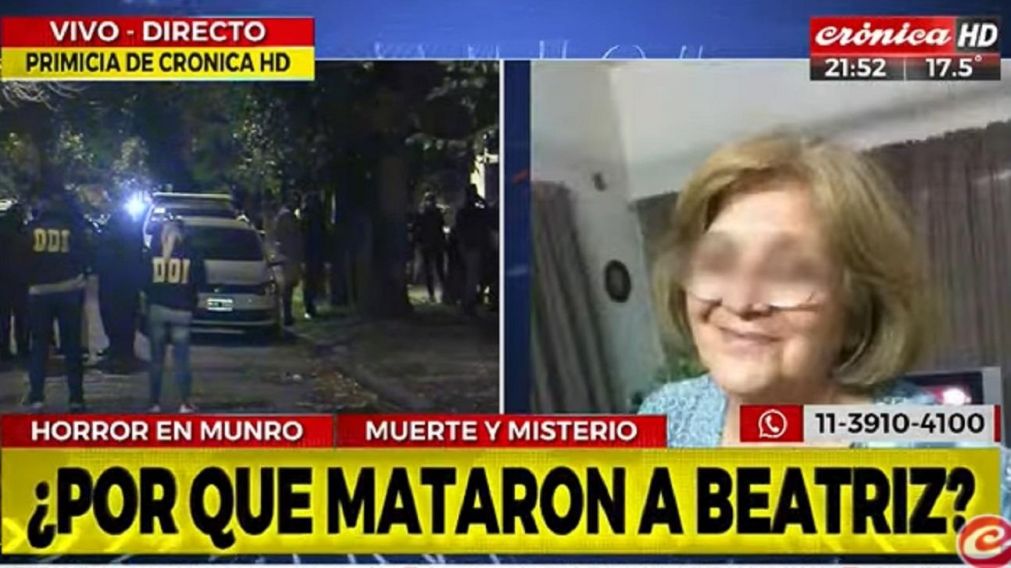 Encontraron a una señora mayor fallecida, atada a una silla y amordazada (Crónica HD).