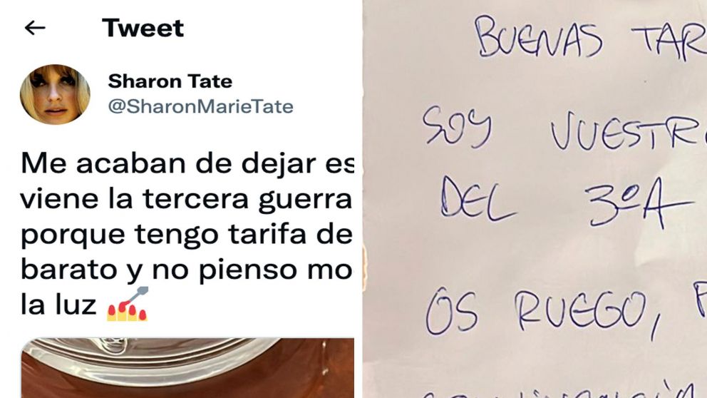 Sus vecinos españoles le pidieron que no prenda el lavarropas después de las 00 y ella se burló en Twitter.