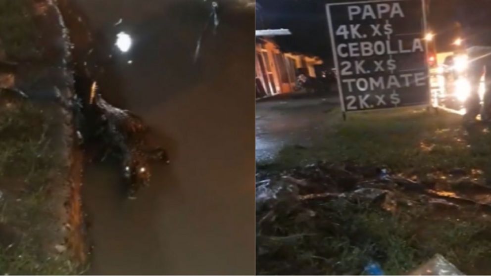 El terrorífico momento fue filmado por un joven.