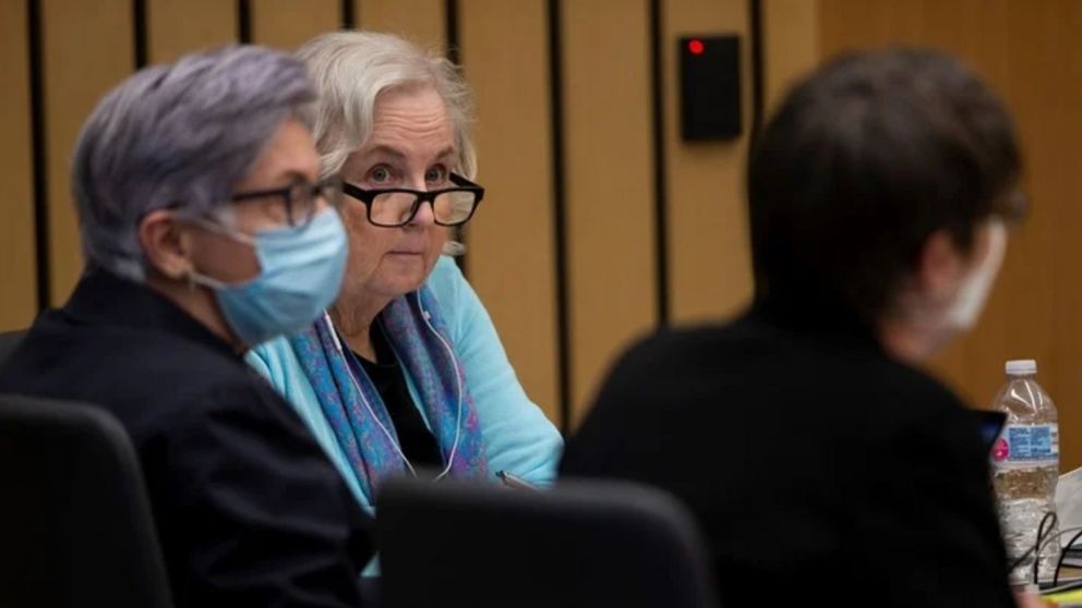 Nancy Crampton- Brophy tiene 72 años y está acusada de matar a su esposo. (Gentileza: AP).