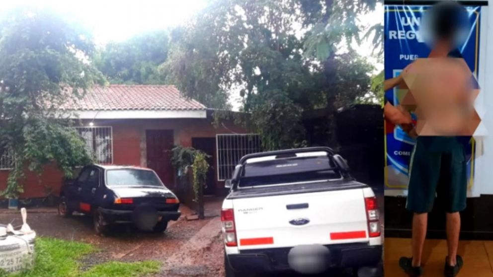 El imputado fue arrestado por el personal de la comisar�a 2da. de la Unidad Regional V (Gentileza MisionesCuatro.com).