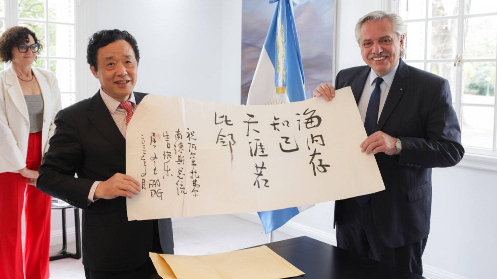 Alberto Fern�ndez y el director de la FAO evaluaron impacto de aumentos de precios a nivel mundial.