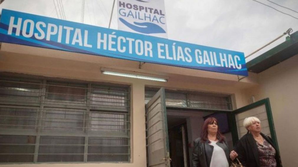 La criatura ingresó sin vida al hospital Gailhac, de Las Heras (gentileza diario Los Andes).