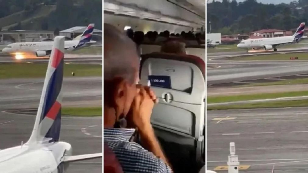 El aeropuerto debió ser cerrado para evacuar a la aeronave de la pista de aterrizaje.