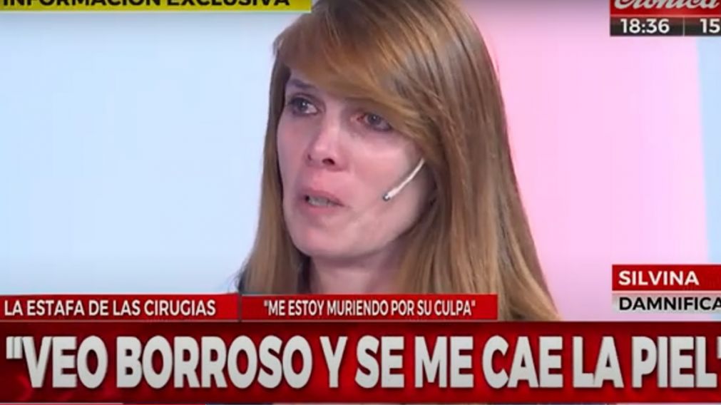 Fue a hacerse un tratamiento estético en la cola y ahora corre peligro su vida (Crónica HD).