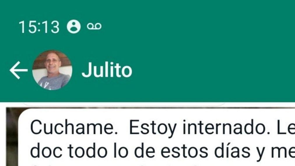 El chata de WhatsApp entre un padre y una hija que se hizo viral.