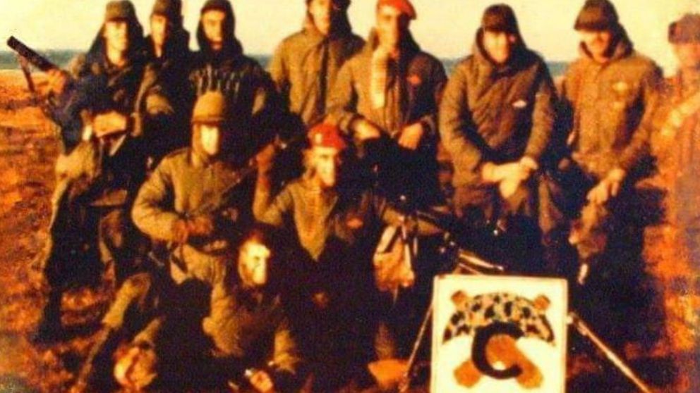 La batería de tiro C, con la cual Walter Moyano combatió hasta quedarse sin municiones el último día de la guerra de Malvinas.