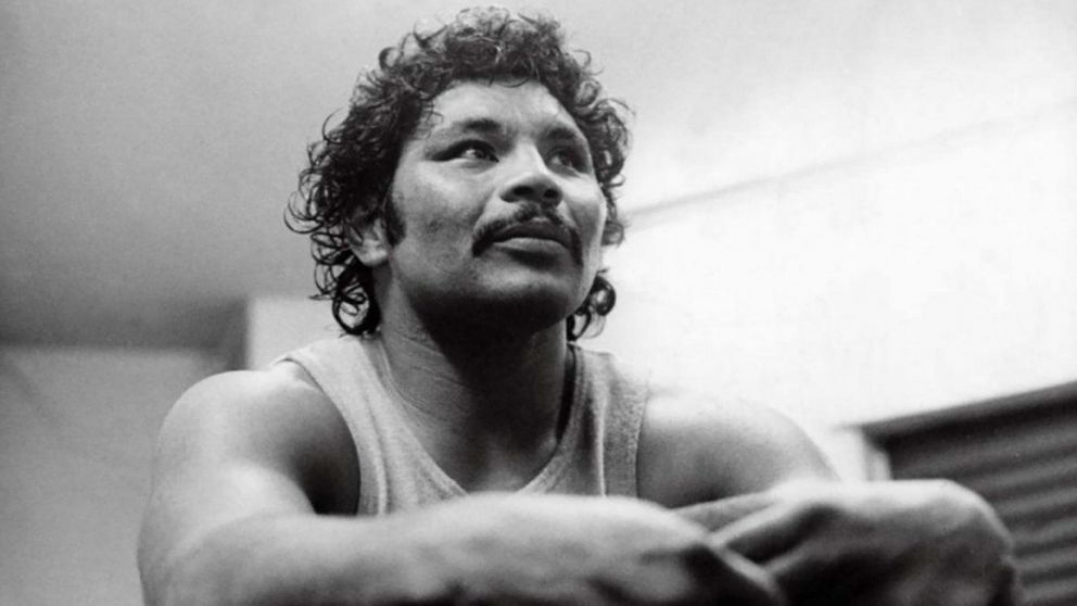 Víctor Galíndez, uno de los grandes campeones del boxeo nacional.