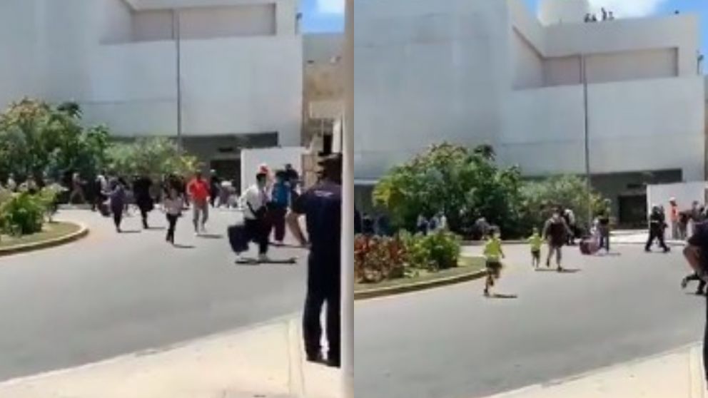 La gente sali� corriendo del aeropuerto por alarma de posibles disparos.