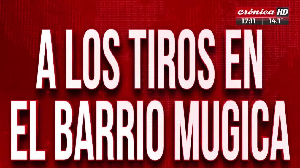A los tiros en el Barrio Mugica .
