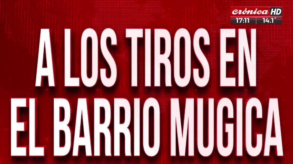 A los tiros en el Barrio Mugica .