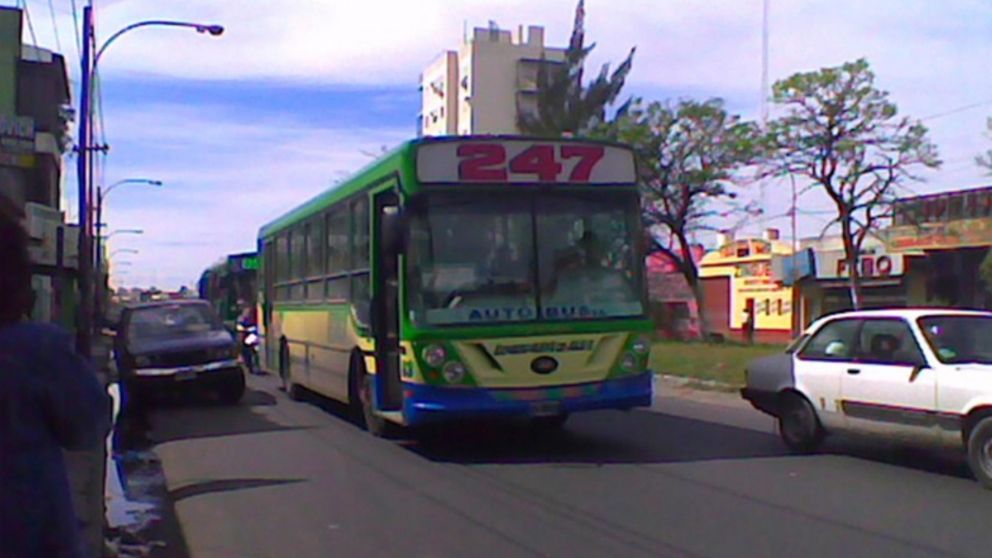 Los hechos empezaron en un micro de la línea 247.